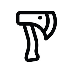 axe icon. vector line icon for your website, mobile, presentation, and logo design.
