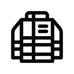 Fototapeta premium uniform icon. vector line icon for your website, mobile, presentation, and logo design.