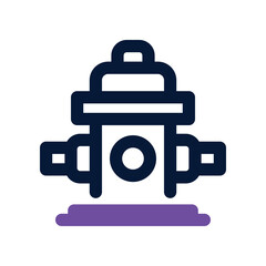 hydrant icon. vector dual tone icon for your website, mobile, presentation, and logo design.