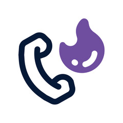 Obraz premium call icon. vector dual tone icon for your website, mobile, presentation, and logo design.
