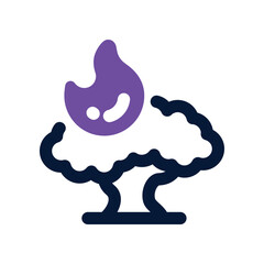 wildfire icon. vector dual tone icon for your website, mobile, presentation, and logo design.