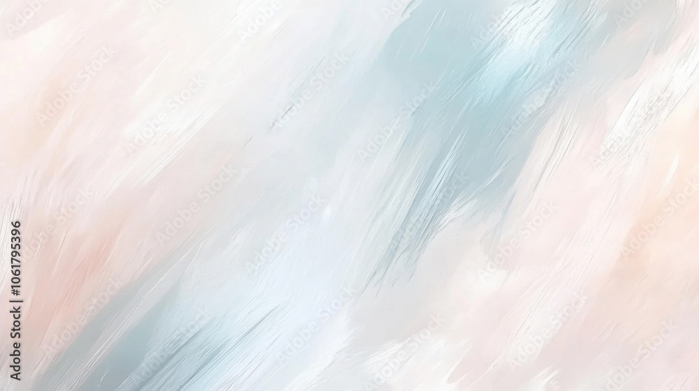 Aufkleber soft and subtle brushstrokes create a calming abstract background with hues of pale blue and light p