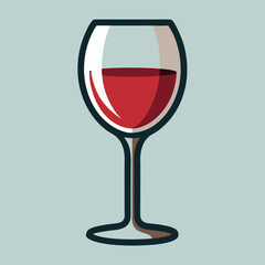 glass of red wine