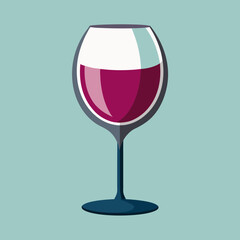 glass of red wine