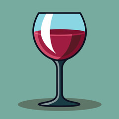 glass of red wine