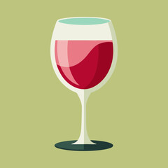 glass of red wine