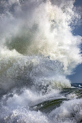 Vague digue Lomener