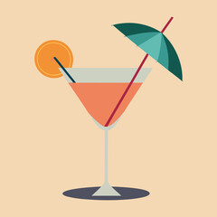 cocktail with a cocktail