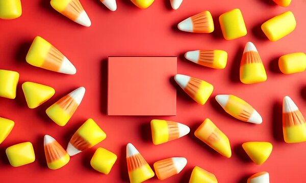 Candy Corn Frame for Halloween