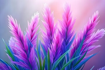 Macro Shot of Lavender Petals in Soft Purple Hues.