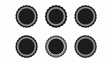 Award Icons Collection Bold, Minimalist Black-and-White Design

