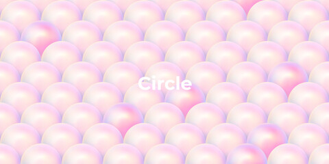 Seamless pattern. Abstract circle shapes with gradient. Vector set. Fluid vivid gradients for banners. Modern trendy design. Liquid shape. Colorful bright neon template. Dynamic soft color.
