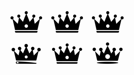 Award Icons Collection Bold, Minimalist Black-and-White Design
