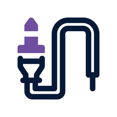 jack cable icon. vector dual tone icon for your website, mobile, presentation, and logo design.