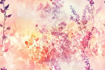 spring flowers background