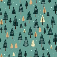 Pine tree pattern backgrounds christmas.