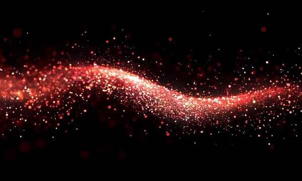 Red Moving Sparkle Background