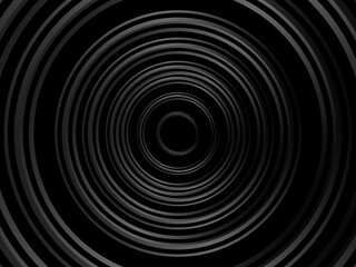 Abstract futuristic dark black background with wave design. Realistic 3d wallpaper with luxurious flowing lines. Perfect background for posters, websites, brochures, banners, applications, etc.