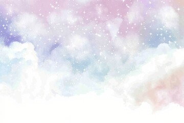 Stars on cloud outdoors nature snow.