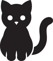 kitten Vector, kitten Silhouette, kitten icon set, kitten logo ,Vector illustration, Vector Graphic, EPS 10 , clip art work,kitten Icon Vector - Minimalist and Elegant kitten