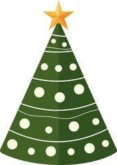 christmas tree with star