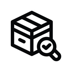 quality control icon. vector line icon for your website, mobile, presentation, and logo design.