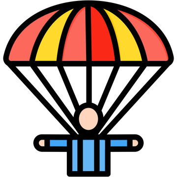recommend clip art: Parachute Icon