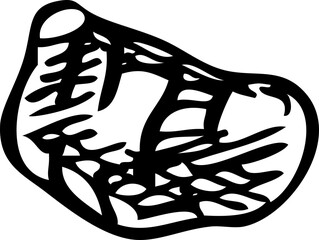 Cardamom sketch. Kitchen spice icon. Indian herbs and spices hand-drawn vector illustration. NOT AI generated