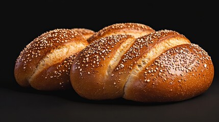 Freshly Baked Bread with Golden Crust