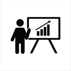 invest business company vector  human icon, marketing marketing, suitable for logos, icons, backgrounds etc