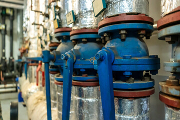 Valves of water cooling and supply systems