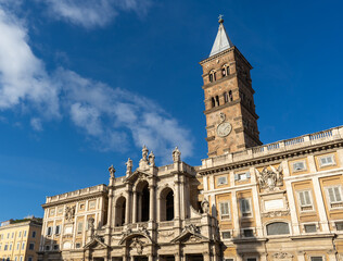 Rome, Italy, 2024. Basilica di Santa Maria Maggiore in Rome