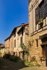 Cordes-Sur-Ciel. Occitanie. France. Beautiful medieval town located on a hill. Walking through its narrow and winding streets is a pleasant experience for the senses.