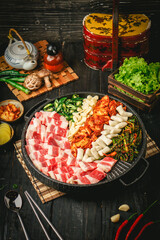 grilled sausages on a grill