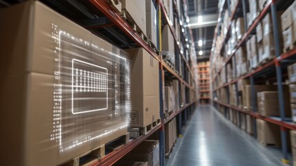 Warehouse Inventory Management with Digital Overlay