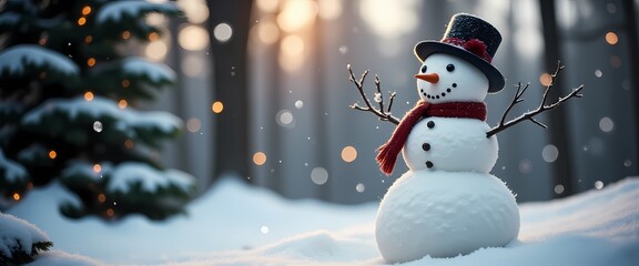 Obraz premium Snowman