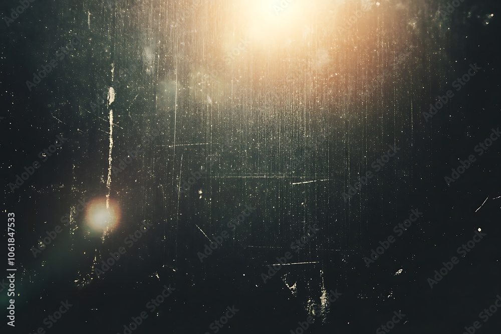 Aufkleber abstract textured background with light leaks and scratches.