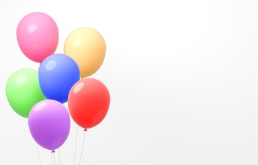 背景素材_風船_カラフル