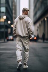 Obraz premium A man outdoors standing walking.