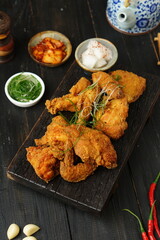 chicken wings on a plate