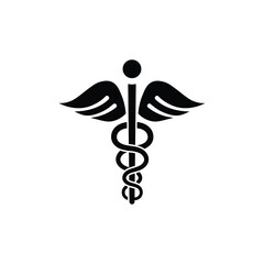 caduceus medical icon