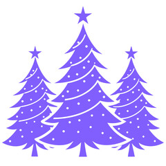 Gleaming Christmas Glees vector art illustration