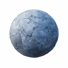 Fototapeta premium Cracked Stone Sphere, rock, texture, surface, material, pattern