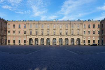 Obraz premium King's palace in Stockholm, Sweden on Gamla Stan island