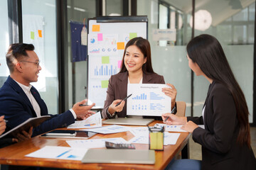 Asian Business Group Discuss work Presented at the meeting