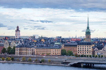 Obraz premium Gamla Stan island - city centre of Stockholm, Sweden