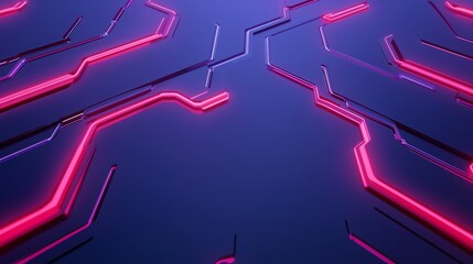Abstract digital background with glowing pink lines on a dark surface, perfect for modern tech visuals.
