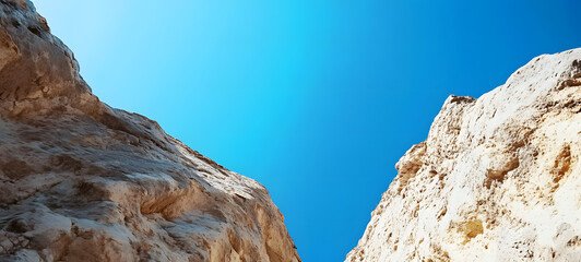 rock in the mountain and sky