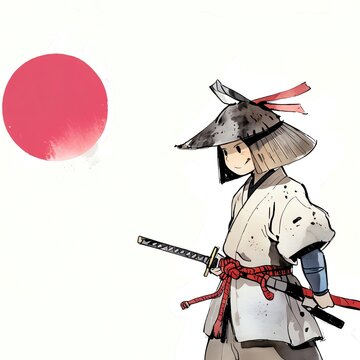 recommend clip art: A Young Samurai