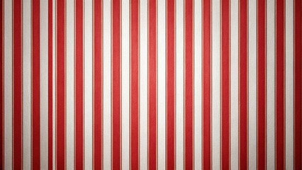 Red and white striped wallpaper with a subtle texture creating a playful and cheerful atmosphere, whimsical feel, red and white striped wallpaper